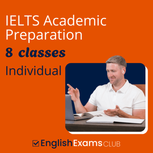 IELTS Academic Preparation -  Individual 8 Classes